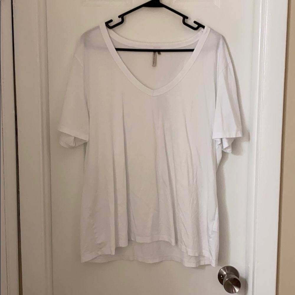 Banana Republic - V-neck - White - XL